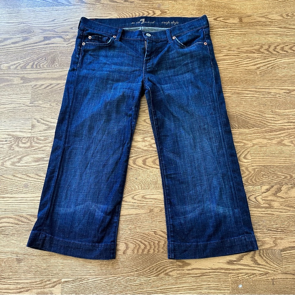 New without tags Seven for Mankind Crop Dojos size 29.
